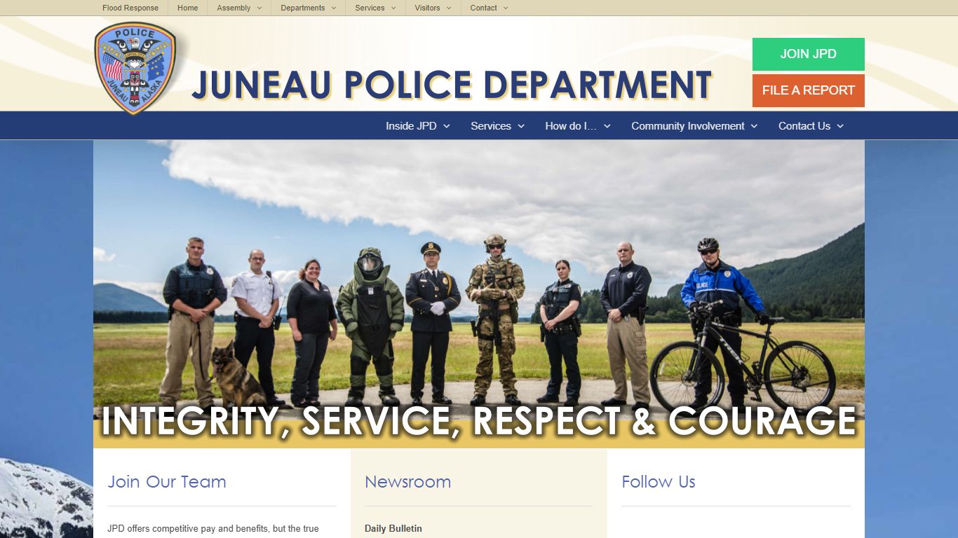 JPD – Homepage – City and Borough of Juneau